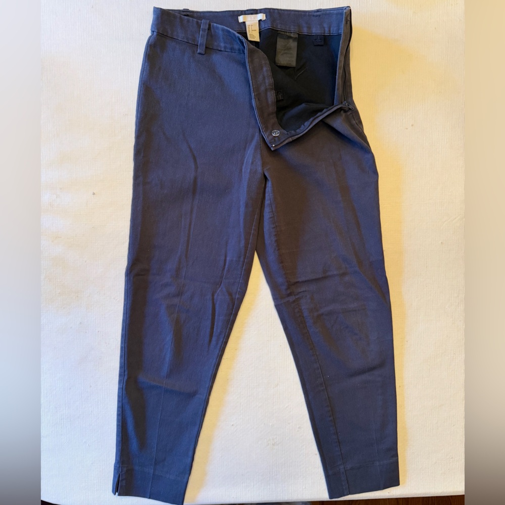 H&M Navy Blue Women's Trousers